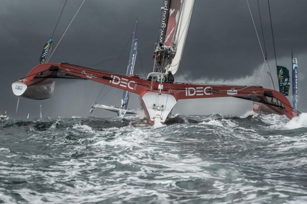Joyon snatches record-setting victory in thrilling Route du Rhum finale
